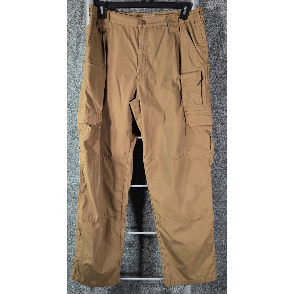 5.11 Tactical Mens Cargo Pants Coyote Brown 74251 Multi-Pocket 34x31